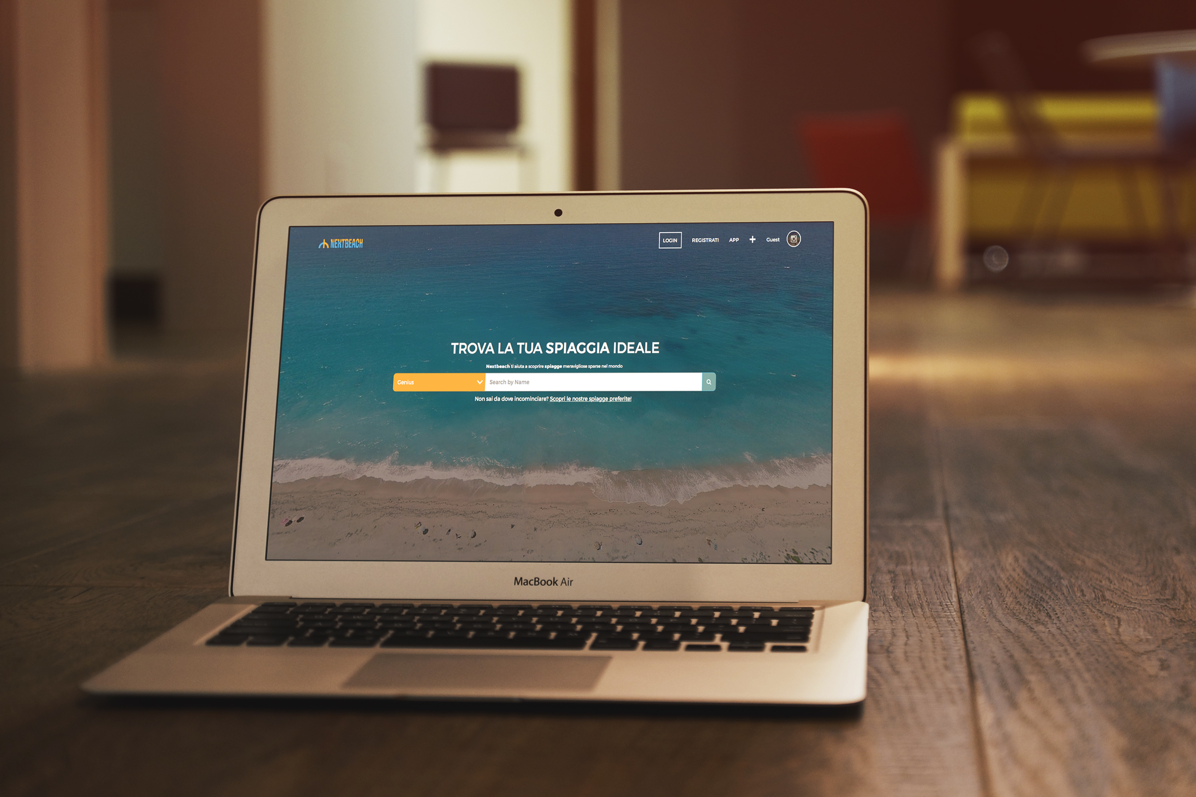 NextBeach website